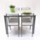 Conjunto de cocina PARIS mesa extensible con 4 sillas