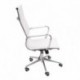 Sillón de despacho MANAGER, tapizado en polipiel, base color cromo, respaldo alto, 64x62x105/115 cm