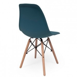 Juego de 4 sillas de comedor de diseño nordico-scandi MAX TOWER inspiración silla Tower