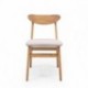 Silla de comedor SOL color roble